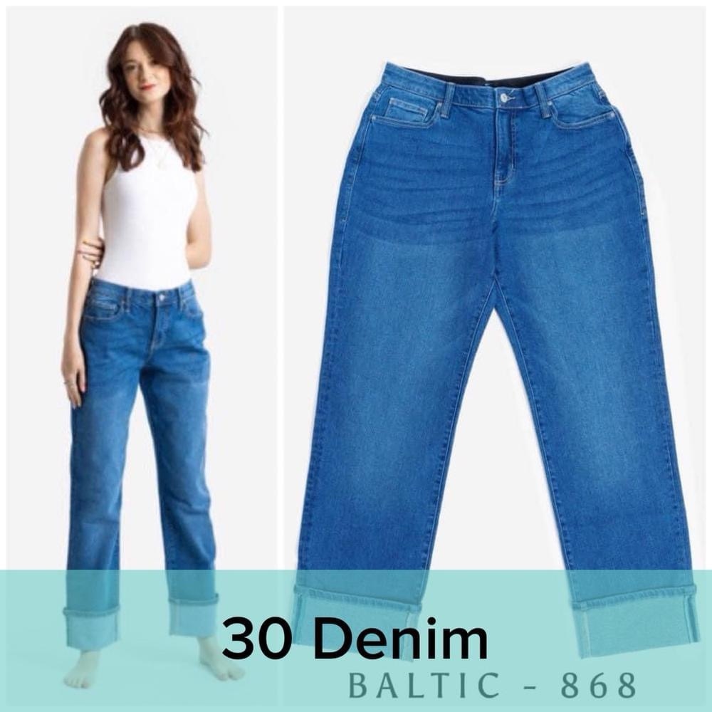 LuLaRoe 90’s Relaxed Denim Size 30 BNWT